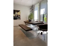 Tavolo rettangolare in legno Tavolo air con panca di Lago in Offerta Outlet