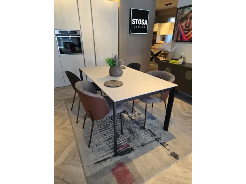 Tavolo rettangolare in laminato Tavolo all eminence metal connubia di Collezione esclusiva in Offerta Outlet