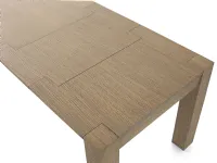 Tavolo in legno e resina rettangolare Tavolo allungabile Collezione esclusiva a prezzo ribassato