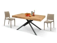 Tavolo Tavolo allungabile in laminato rovere  Mobilificio bellutti in OFFERTA OUTLET -51%
