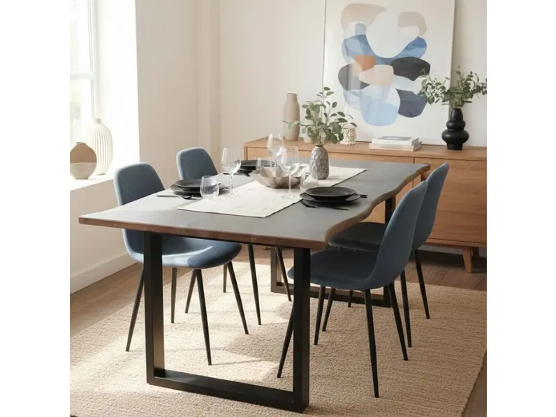 Tavolo allungabile Tavolo allungabile  industrial  grey   Nuovi mondi collection a soli 498 Euro