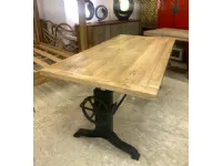 Tavolo Tavolo allungabile krank regolabile 175 Outlet etnico in OFFERTA OUTLET -31%