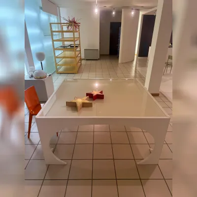 Tavolo in vetro quadrato Tavolo Artigianale in offerta outlet