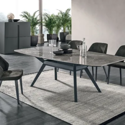 Tavolo Tavolo avalon in gres elegance Tomasella in OFFERTA OUTLET -35%