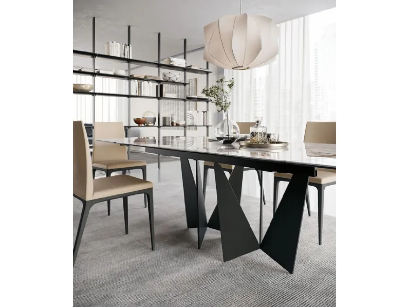Tavolo Tavolo eiffel Dall'agnese in ceramica Fisso scontato 32%