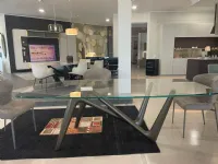 Tavolo in vetro sagomato Tavolo esse Compar a prezzo scontato