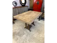 Tavolo Tavolo fisso teak kecil 120 cm  di Outlet etnico scontato del 33%