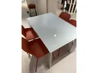 Tavolo in vetro rettangolare Tavolo frame Stones a prezzo ribassato