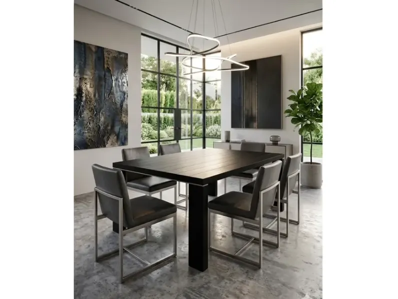 Tavolo fisso Tavolo fratino zanotta wenge' 180x90 Zanotta a soli 1180 Euro