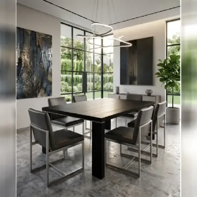 Tavolo Tavolo fratino zanotta wenge' 180x90 Zanotta in legno Fisso scontato 60%