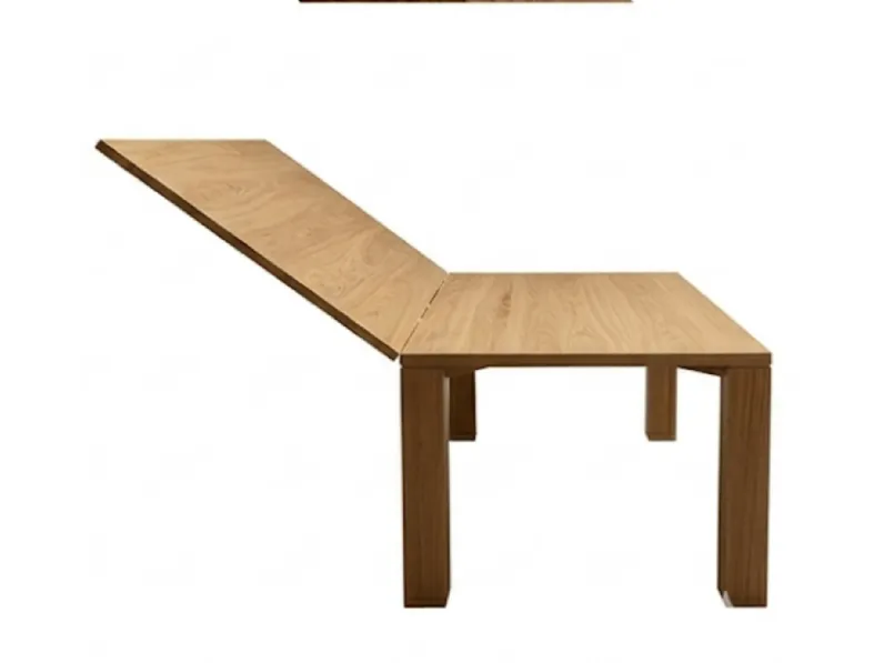 Tavolo in legno rettangolare Tavolo giravolta  rovere Zanotta in offerta outlet