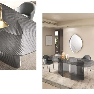 Tavolo sagomato Tavolo glass italy Md work scontato del 35%