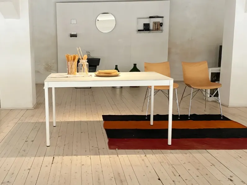 Tavolo rettangolare in vetro Tavolo icaro di Desalto in Offerta Outlet