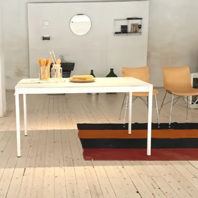 Tavolo rettangolare in vetro Tavolo icaro di Desalto in Offerta Outlet