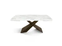 Tavolo Tavolo in ceramica bianco arabesco  Mobilificio bellutti in OFFERTA OUTLET -42%