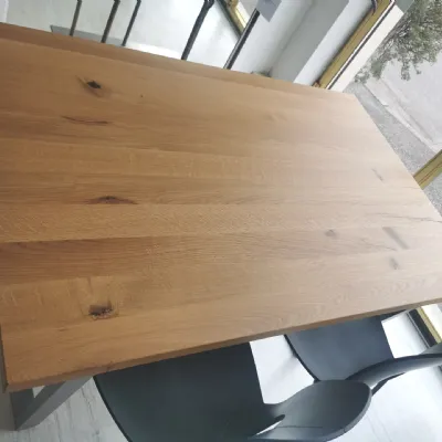 Tavolo rettangolare in legno Tavolo in legno massiccio di Zanotto in Offerta Outlet