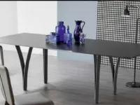 Tavolo in legno rettangolare Tavolo in legno rovere grigio cap 300 bonaldo Bonaldo in offerta outlet