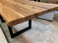 Tavolo Tavolo industrial allungabile nature Outlet etnico in legno Allungabile scontato 33%