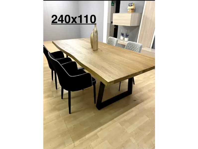 Tavolo in legno rettangolare Tavolo industry Artigianale in offerta outlet