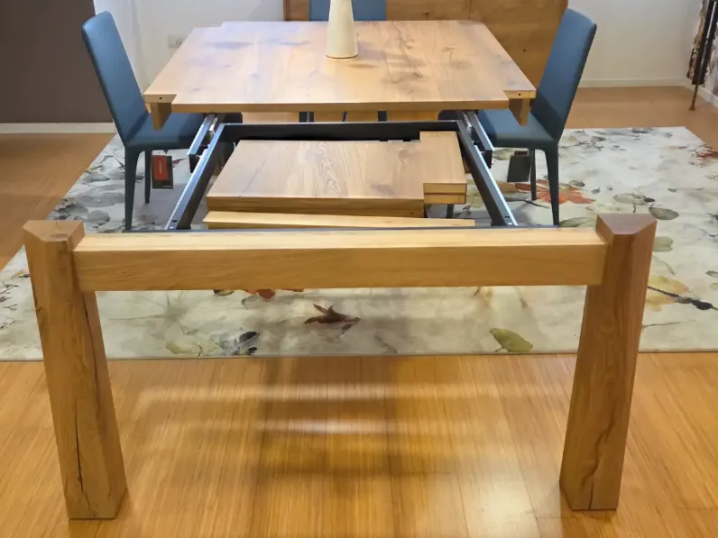 Tavolo in legno quadrato Tavolo istambul 140x140 allungabile Pizzolato a prezzo ribassato