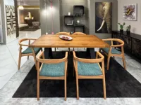 Tavolo in legno rettangolare Tavolo mekano Alta corte in offerta outlet