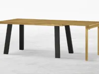 Tavolo rettangolare in legno Tavolo mod tube di Mobilia web in Offerta Outlet