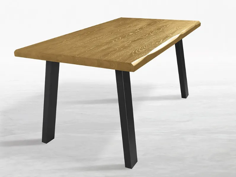 Tavolo rettangolare in legno Tavolo mod tube di Mobilia web in Offerta Outlet