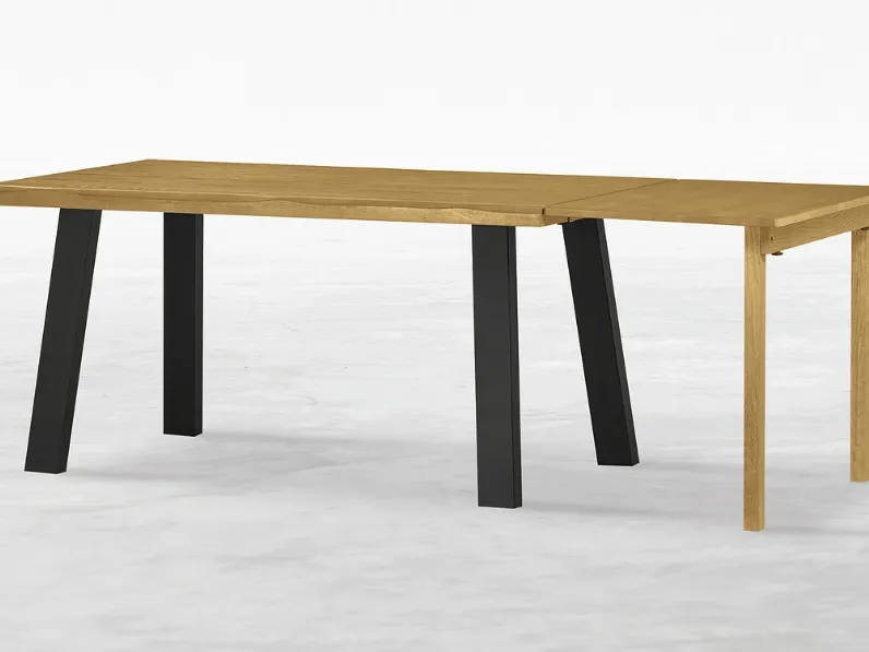 Tavolo rettangolare in legno Tavolo mod tube di Mobilia web in Offerta Outlet