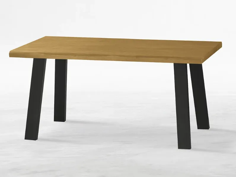 Tavolo rettangolare in legno Tavolo mod tube di Mobilia web in Offerta Outlet