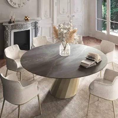 Tavolo rotondo Tavolo rotondo ceramica luxury italia Md work scontato del 32%