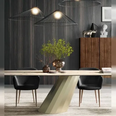 Tavolo rotondo Tavolo rotondo ceramica luxury italia Md work scontato del 32%