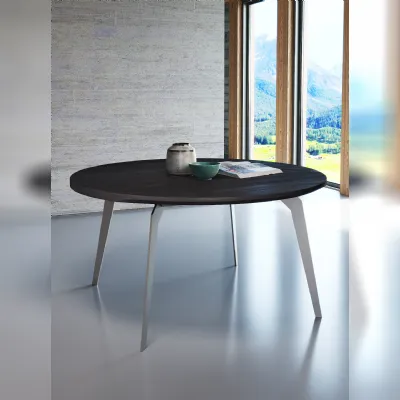 Tavolo in legno rotondo Tavolo rotondo gamba in metallo  Artigianale a prezzo ribassato