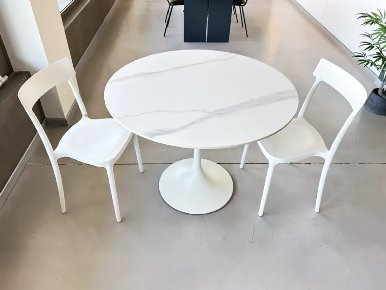 Tavolo Tavolo rotondo roni Bizzotto in OFFERTA OUTLET -30%