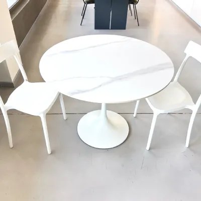 Tavolo Tavolo rotondo roni Bizzotto in OFFERTA OUTLET -30%