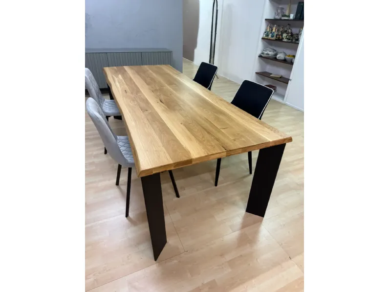 Tavolo rettangolare Tavolo rovere Artigianale scontato del 62%
