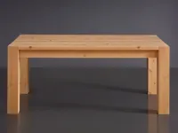 Tavolo Tavolo rovere naturale pieno allungabile  Md work in OFFERTA OUTLET