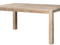 Tavolo Tavolo shabby in offerta legno e ferro  Outlet etnico in OFFERTA OUTLET