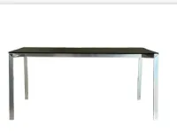 Tavolo rettangolare in legno e resina Tavolo table_one gambe lucide 100x159 magis di Magis in Offerta Outlet