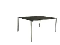 Tavolo rettangolare in legno e resina Tavolo table_one gambe lucide 100x159 magis di Magis in Offerta Outlet