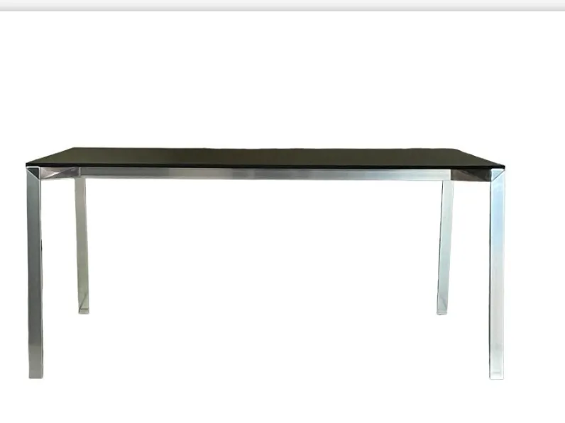 Tavolo rettangolare in legno e resina Tavolo table_one gambe lucide 100x159 magis di Magis in Offerta Outlet