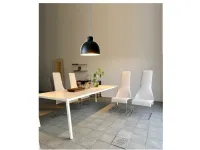 Tavolo in legno e resina rettangolare Tavolo tense mdf italia Mdf in offerta outlet