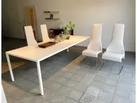 Tavolo in legno e resina rettangolare Tavolo tense mdf italia Mdf in offerta outlet