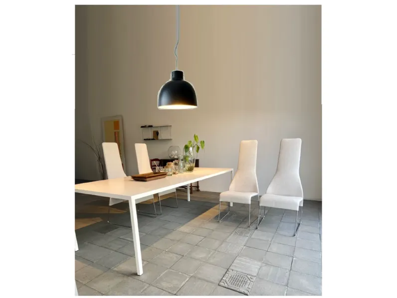 Tavolo in legno e resina rettangolare Tavolo tense mdf italia Mdf in offerta outlet