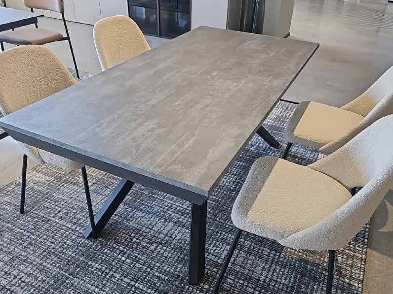 Tavolo trasformabile ampliance Easyline in laminato Rettangolare allungabile scontato 29%