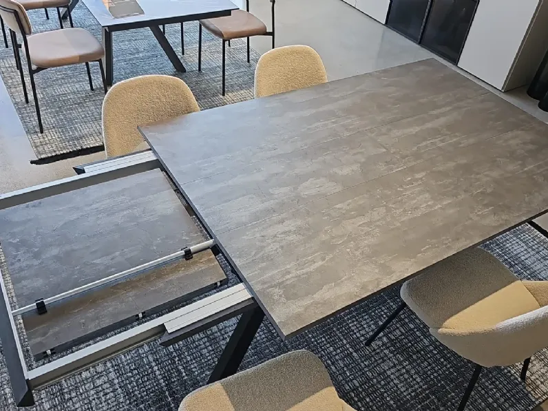 Tavolo trasformabile ampliance Easyline in laminato Rettangolare allungabile scontato 29%