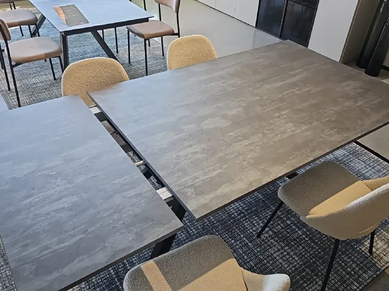 Tavolo trasformabile ampliance Easyline in laminato Rettangolare allungabile scontato 29%