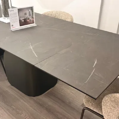 Tavolo Tavolo twins calligaris Calligaris in ceramica Allungabile 