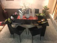 Tavolo Tecno  di Unico italia in vetro Allungabile