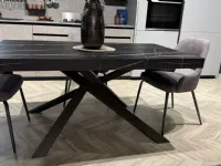 Tavolo in laminato rettangolare Girona Tecno in offerta outlet