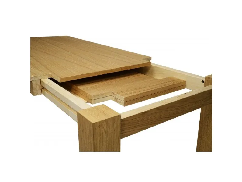 Tavolo Tempor 634: design in legno rettangolare, allungabile, 42% di sconto!